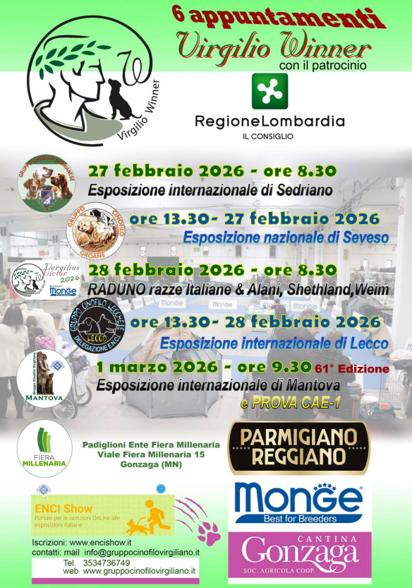 Locandina Expo Internazionale Canina