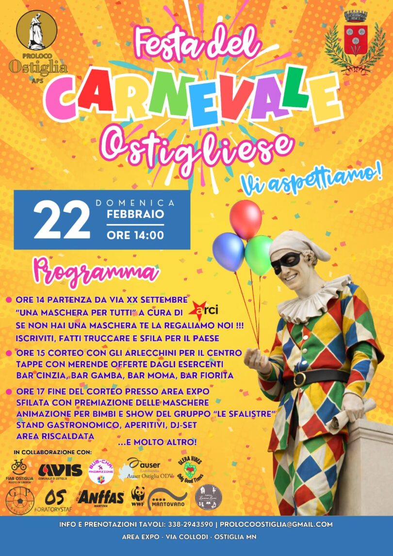 Locandina Carnevale Ostigliese