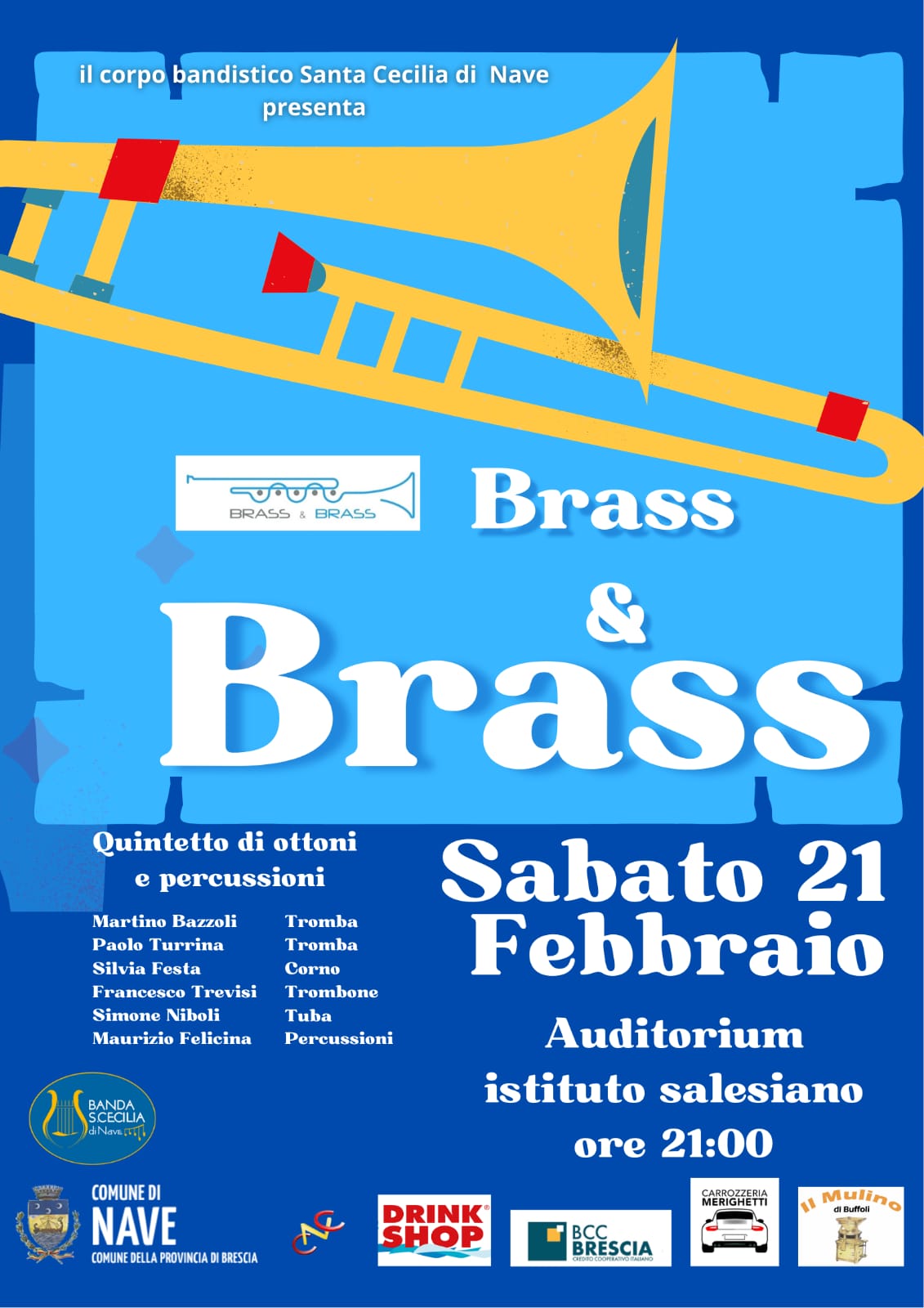 Locandina Brass & brass in concerto