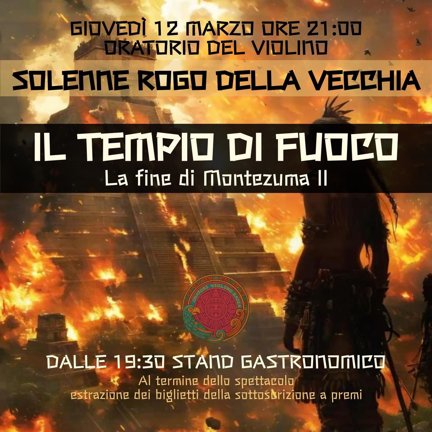 Locandina Solenne rogo della vecchia