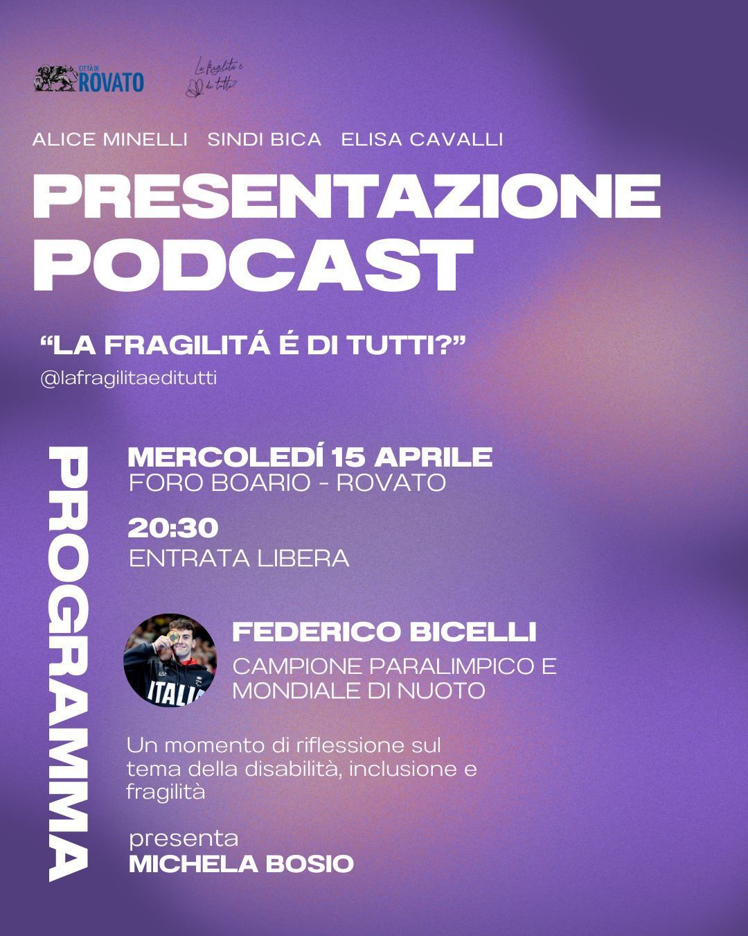 Locandina Presentazione podcast