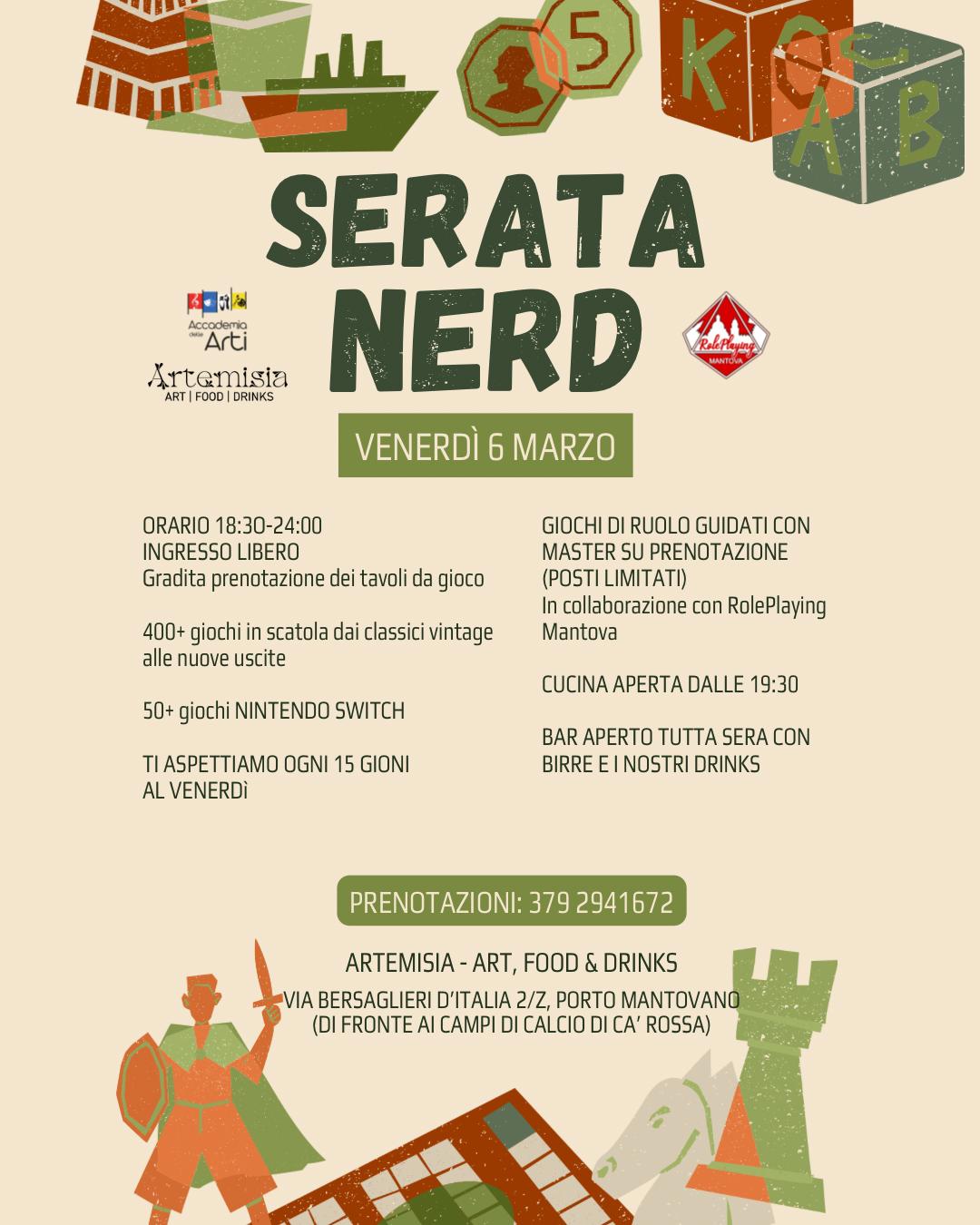 Locandina Serata nerd