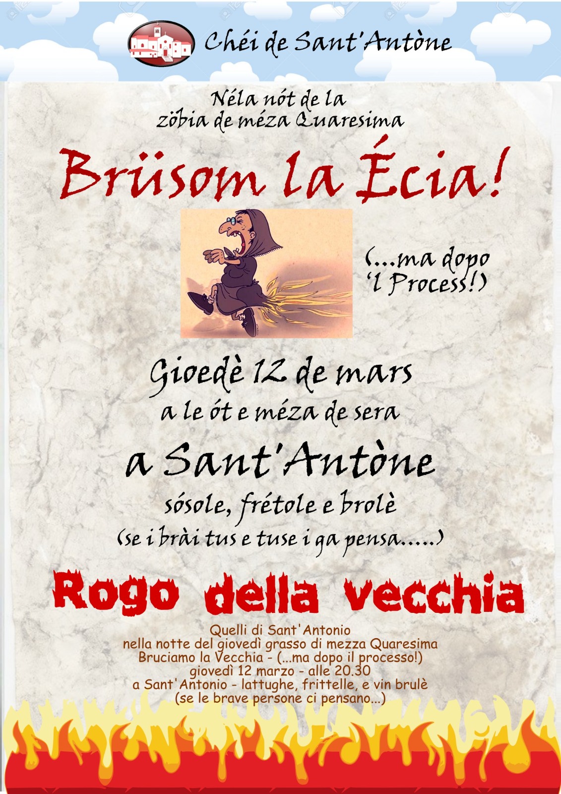 Locandina Brüsom la Écia