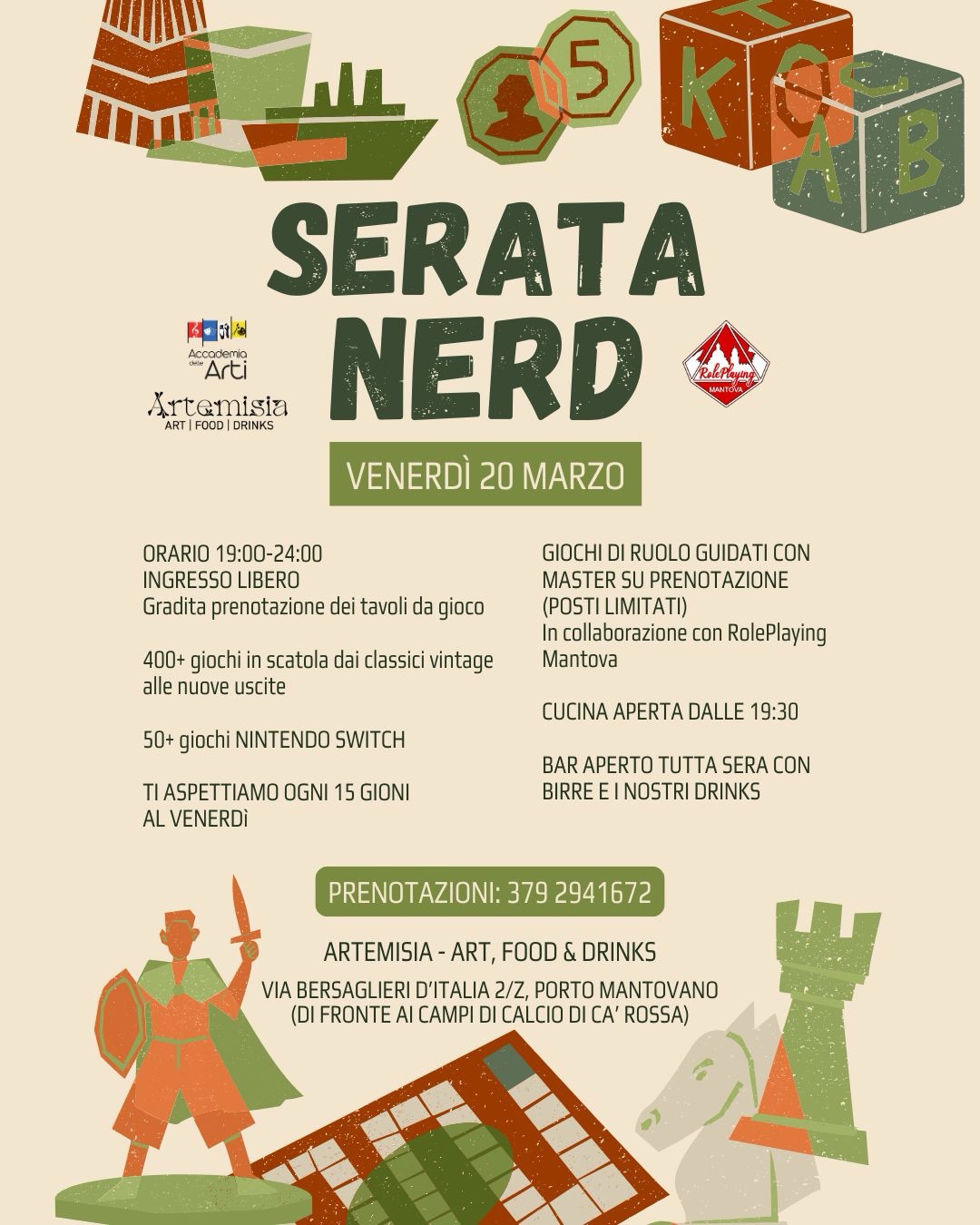 Locandina Serata nerd