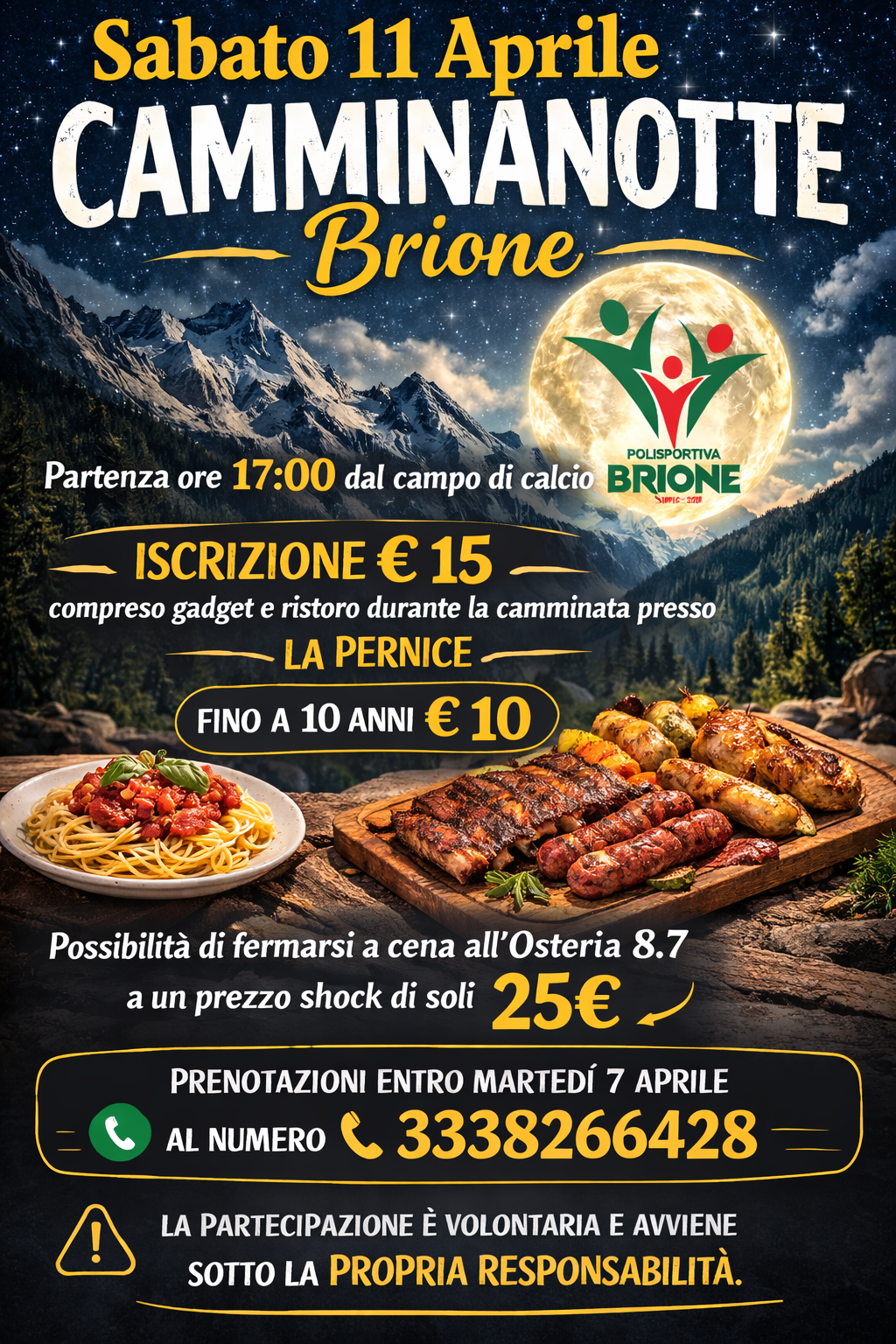 Locandina Camminanotte a Brione