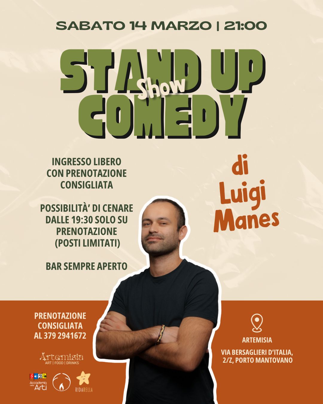 Locandina Stand up comedy show