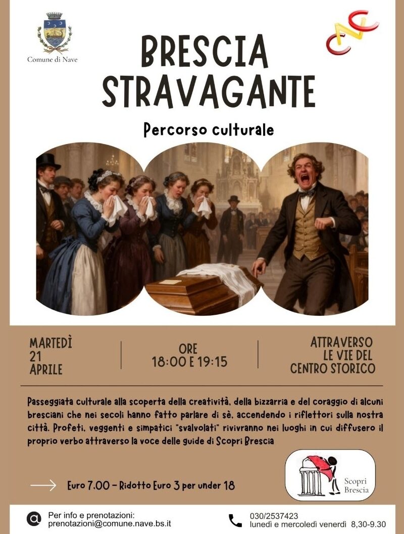 Locandina Brescia stravagante a Nave
