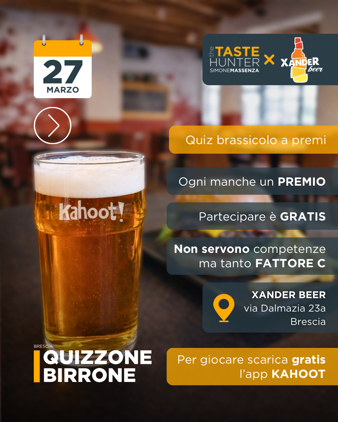 Locandina Quizzone birrone
