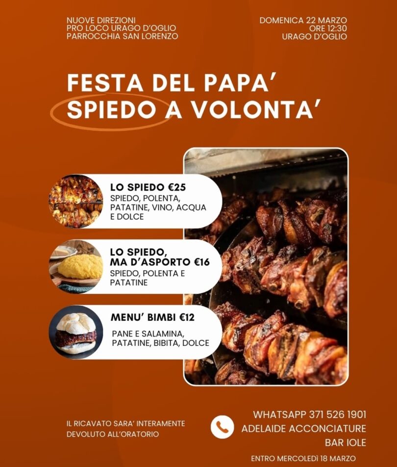 Locandina Festa del papà