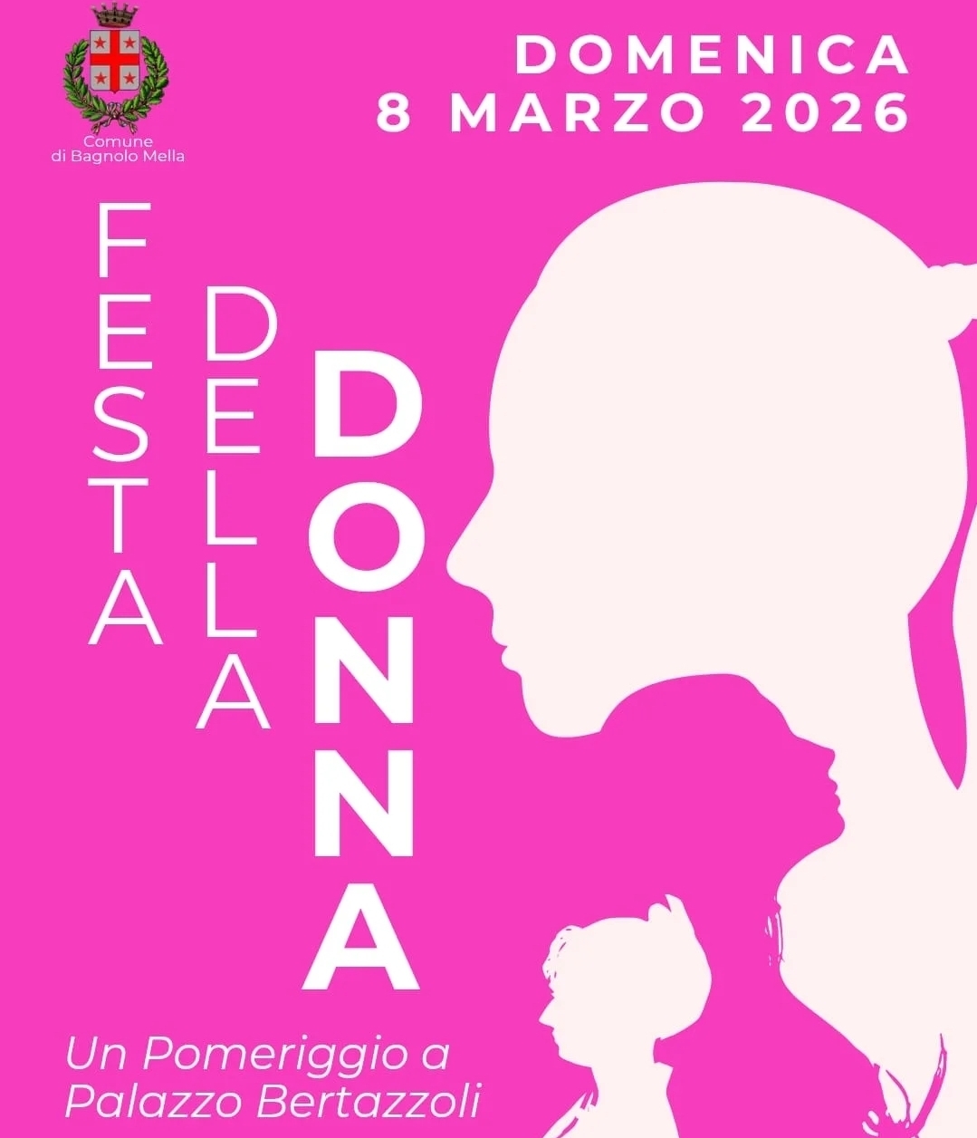 Locandina Festa della donna a Bagnolo Mella