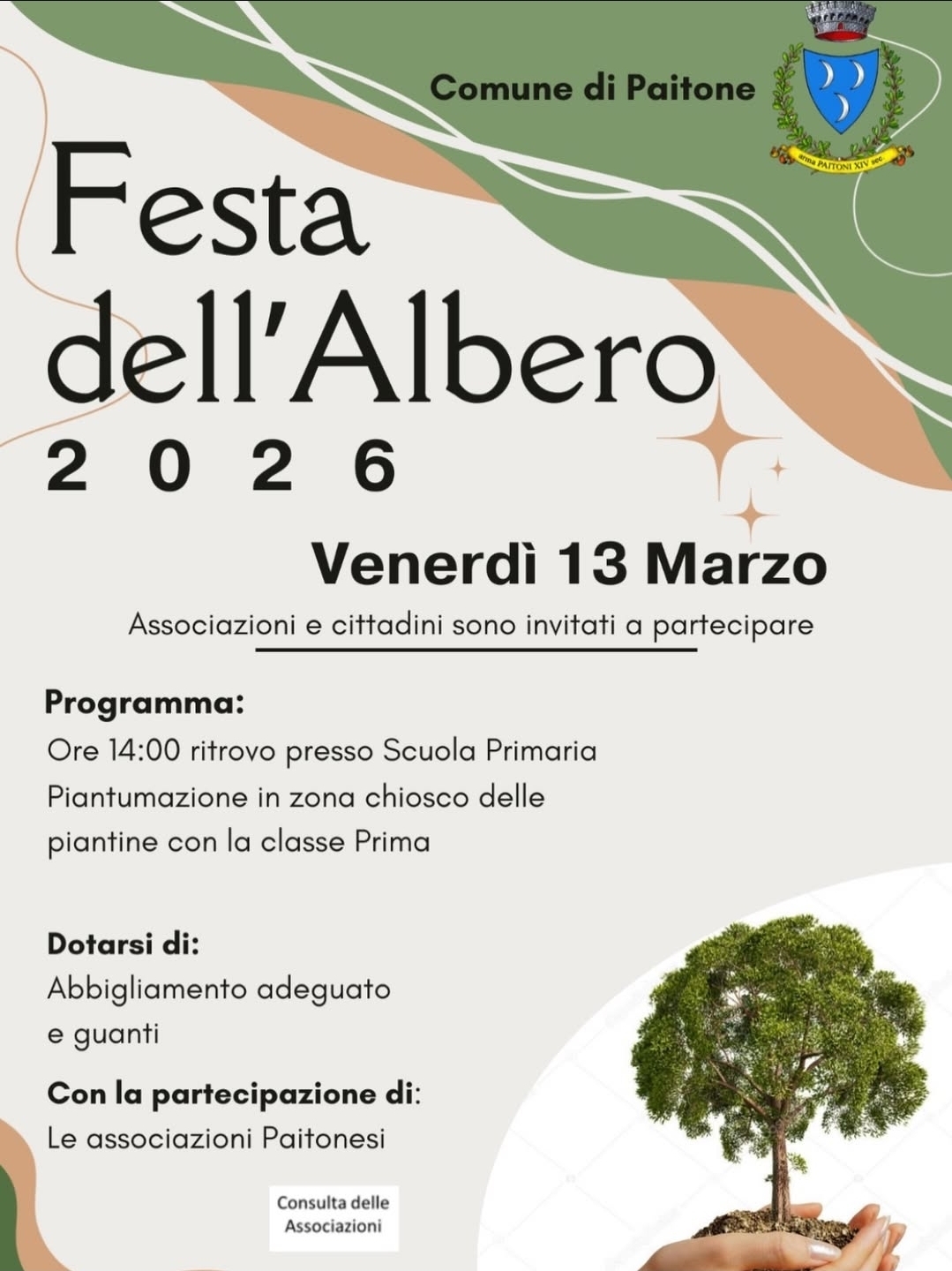 Locandina Festa dell'albero a Paitone