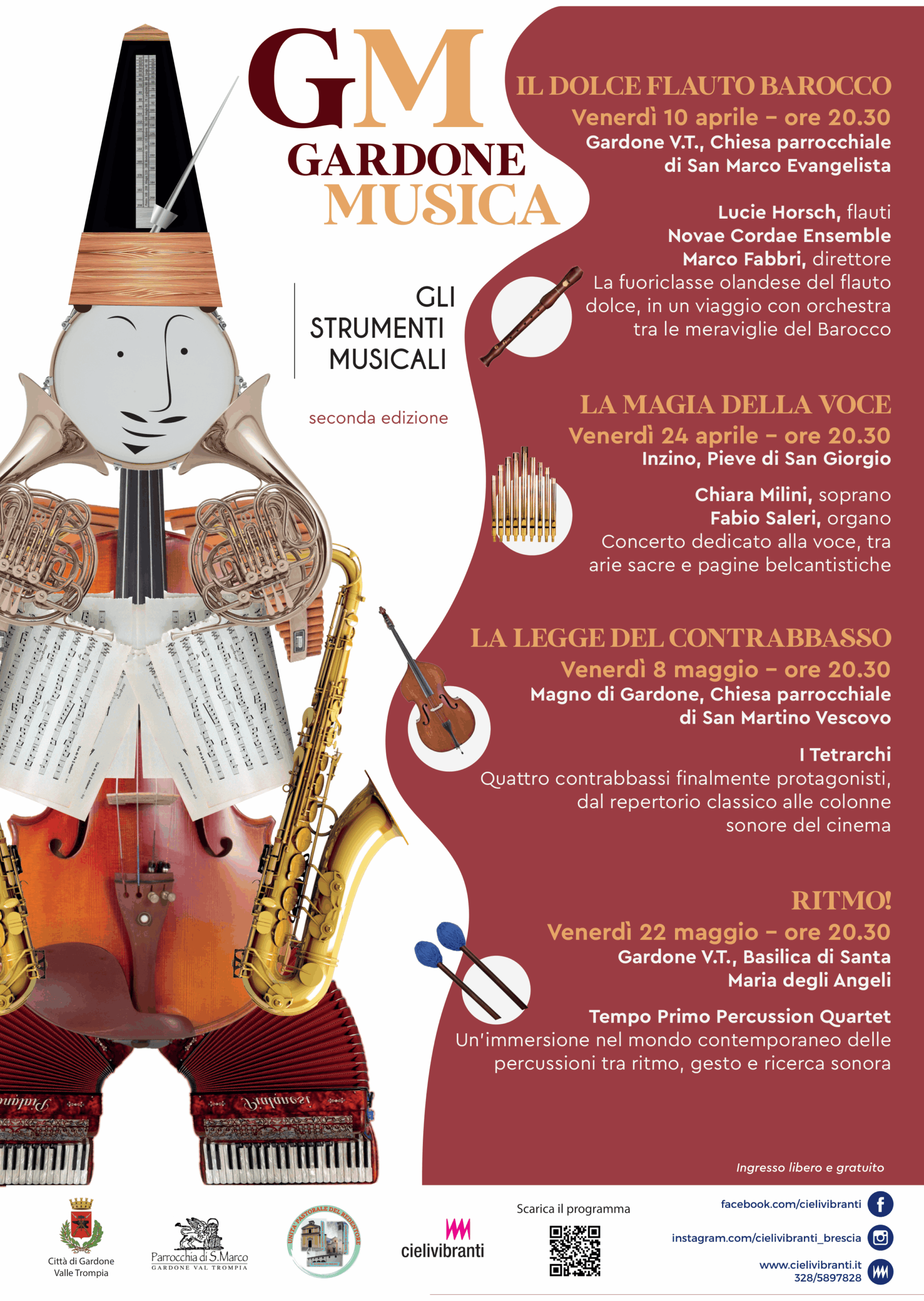 Locandina Festival gardone musica