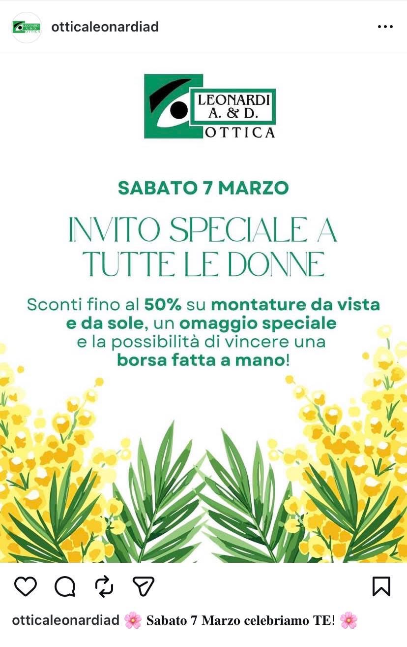 Locandina Invito speciale a tutte le donne