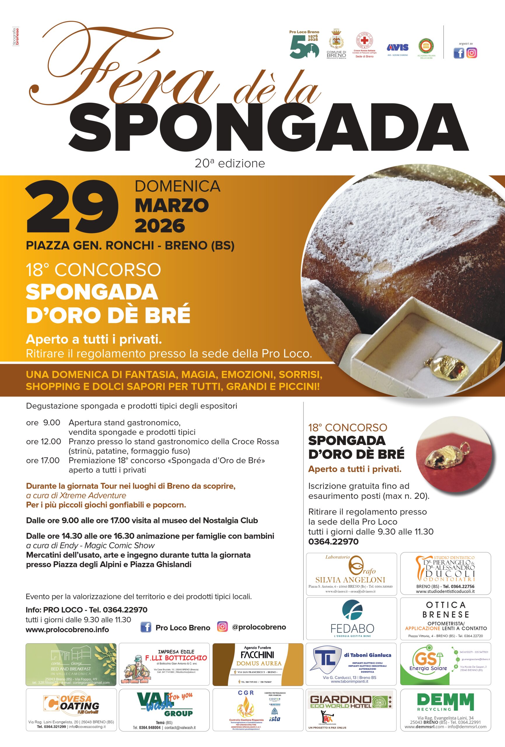 Locandina Féra dè la spongada