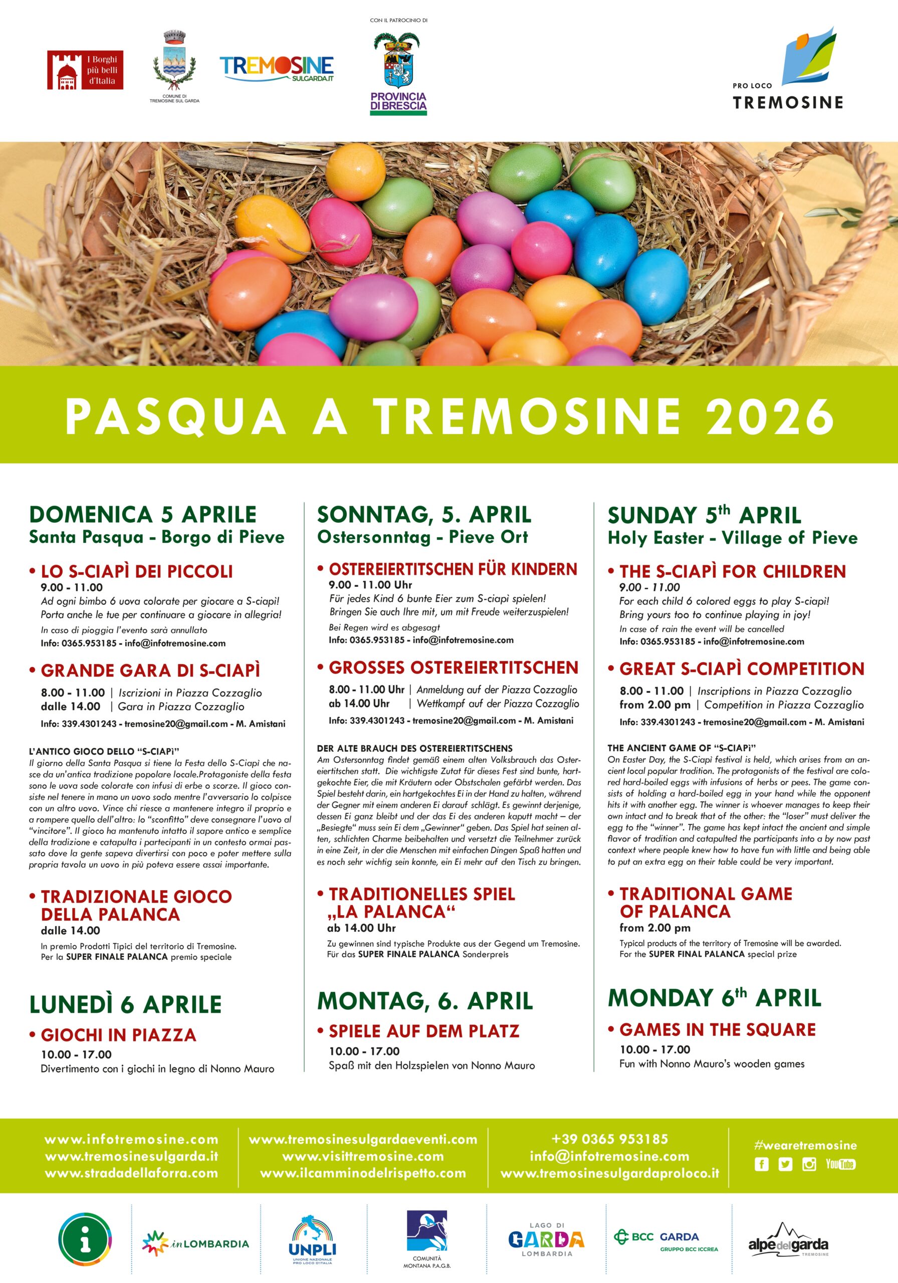 Locandina Pasqua a Tremosine