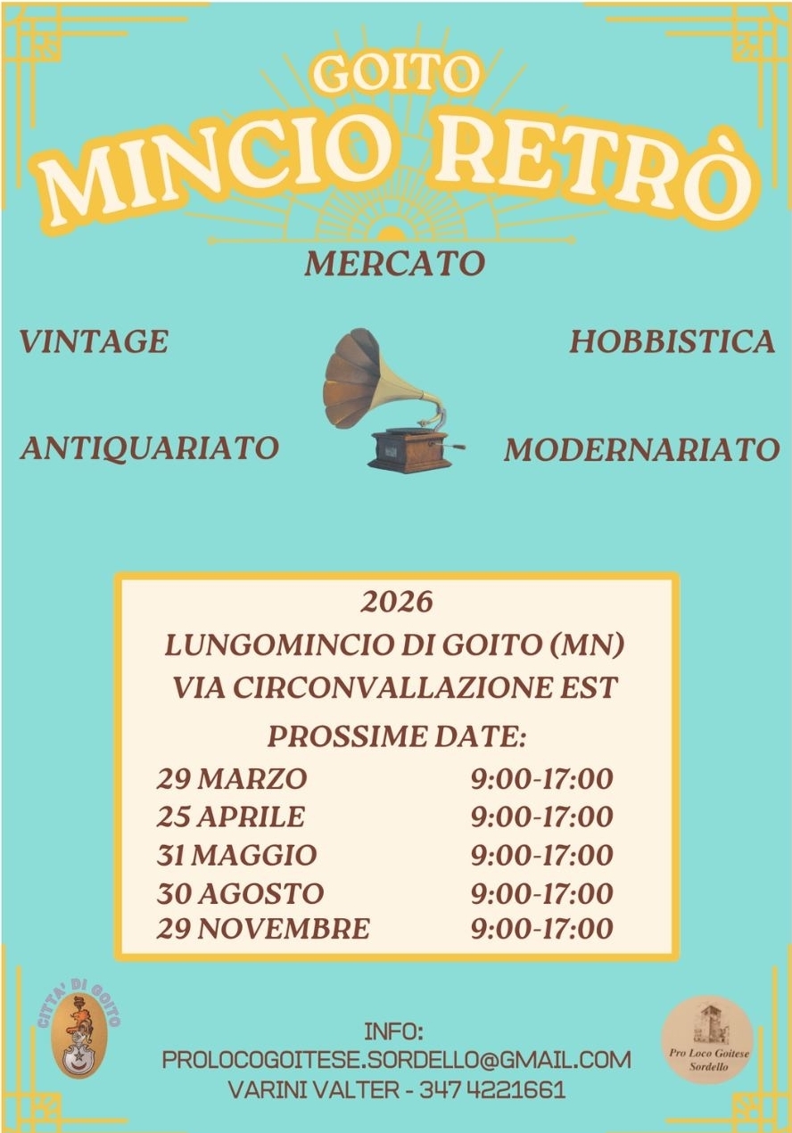 Locandina Mincio retrò a Goito