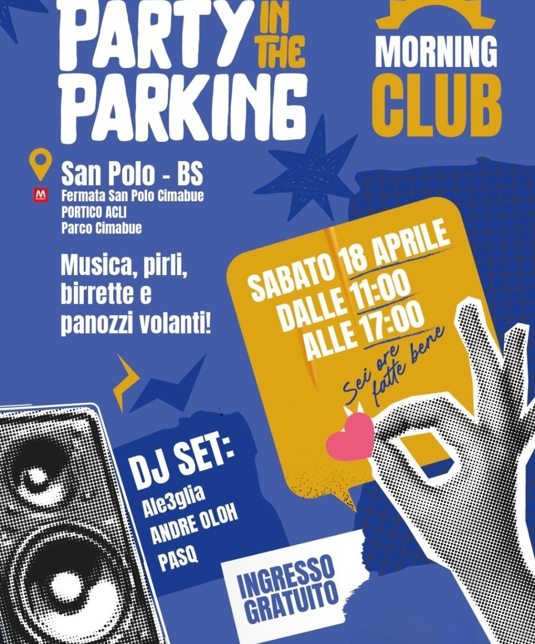 Locandina Party in the Parking a San Polo