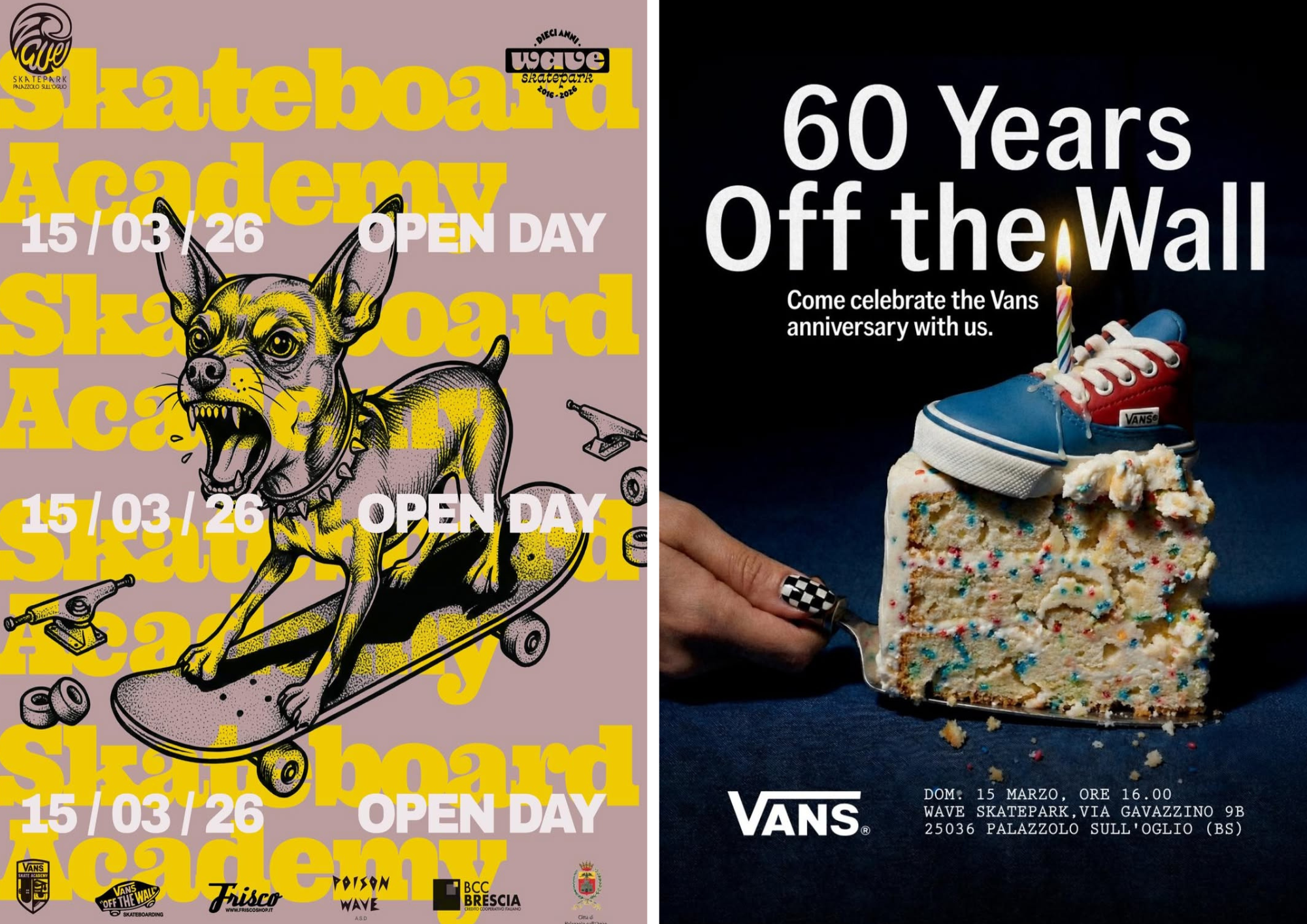 Locandina Open day di skateboard