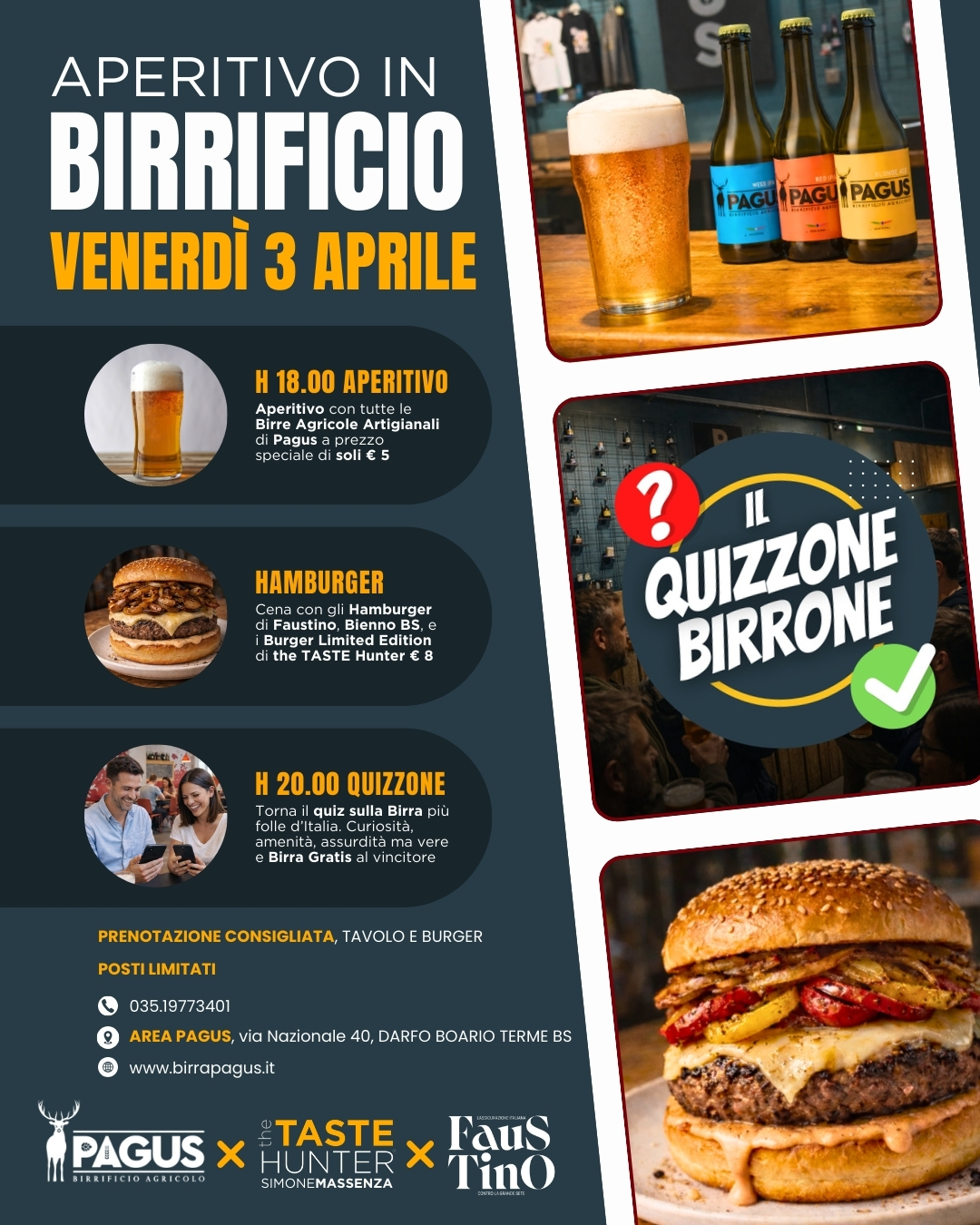 Locandina Aperitivo in birrificio