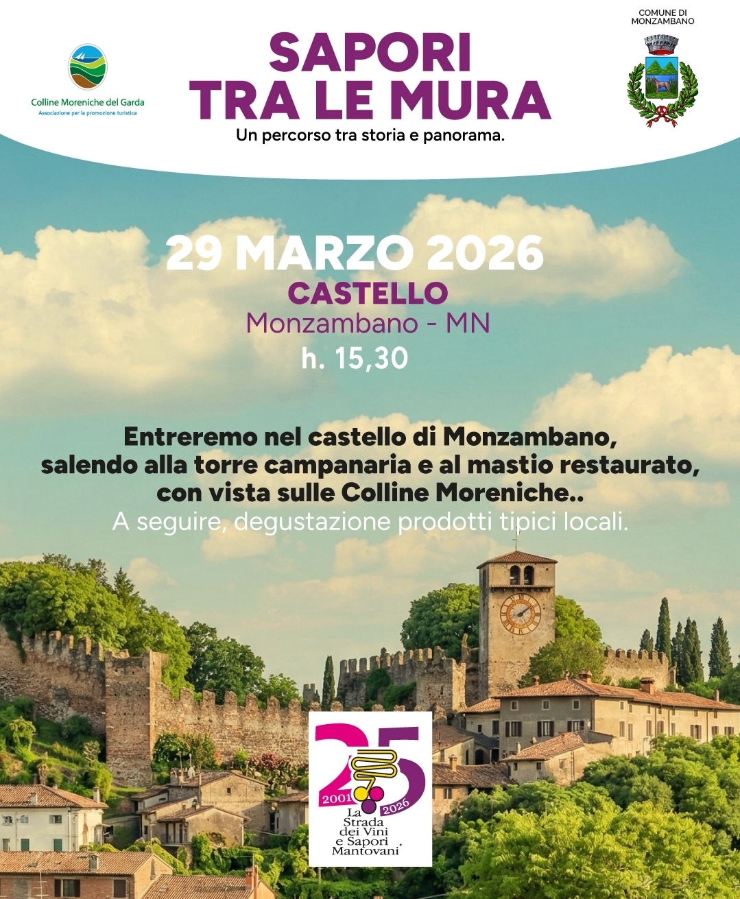 Locandina Sapori tra le Mura a Monzambano