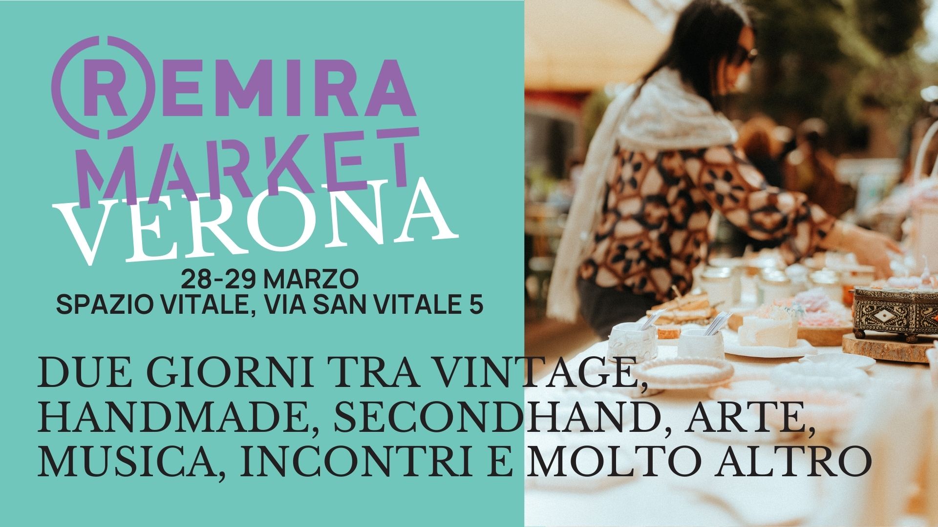 Locandina Vintage market a Verona