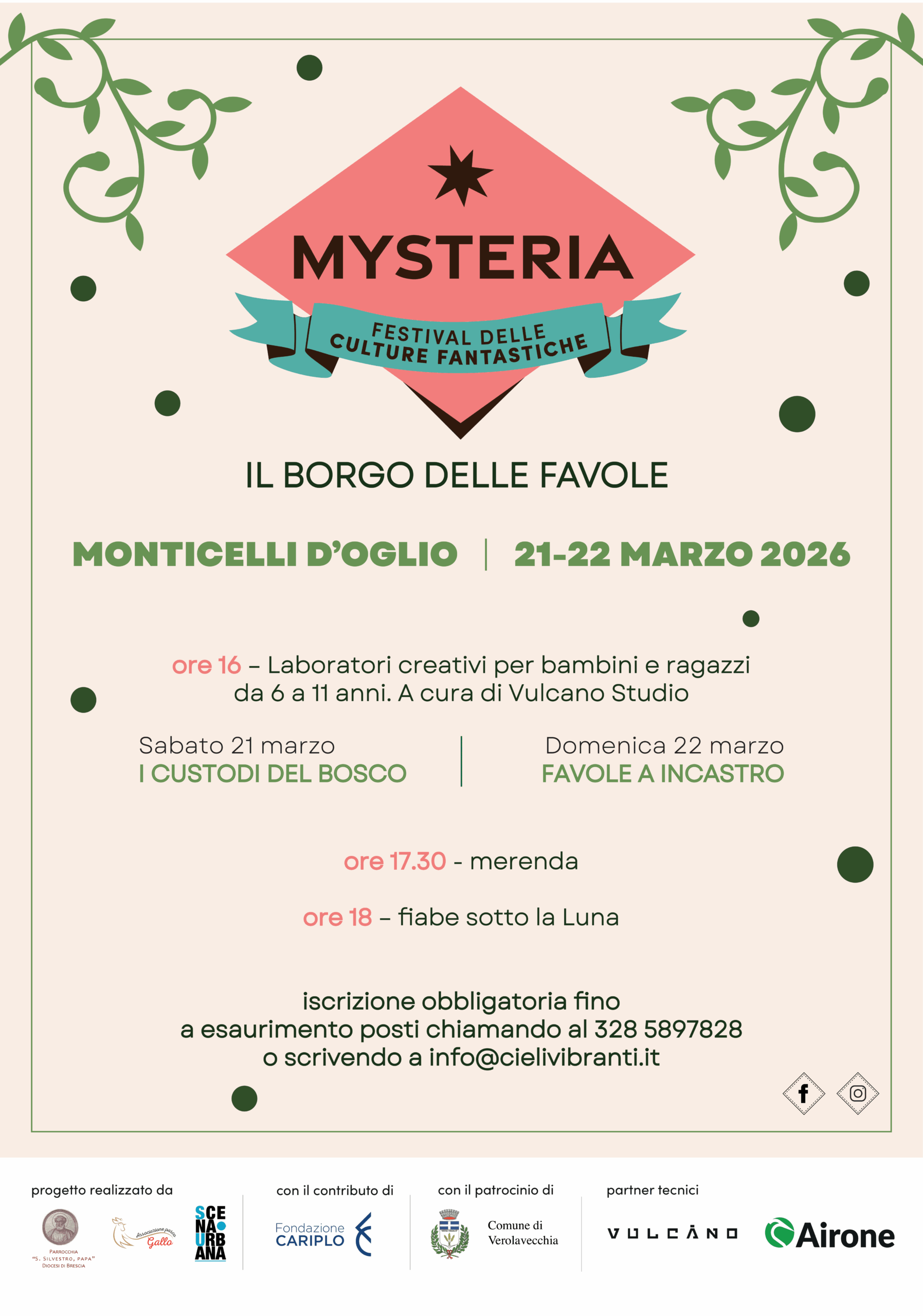 Locandina Mysteria festival delle culture fantastiche