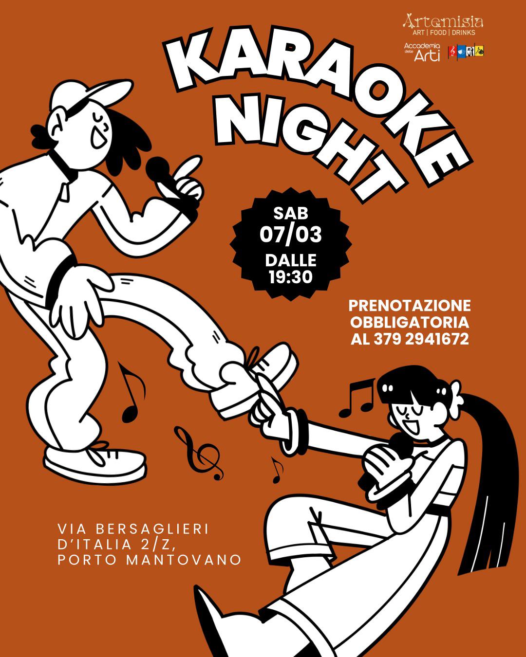 Locandina Karaoke night