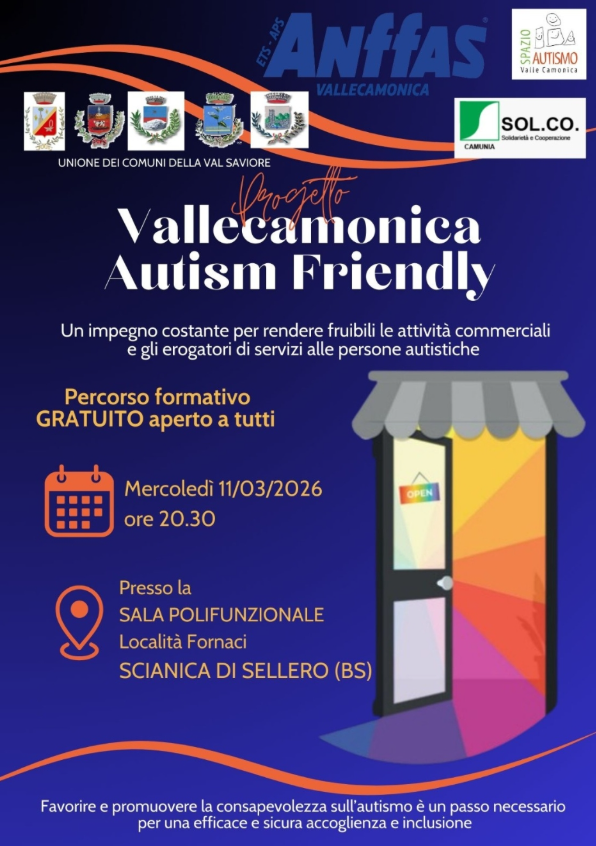 Locandina Valle Camonica Autism Friendly