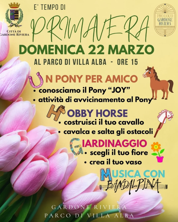 Locandina É tempo di primavera a Gardone Riviera