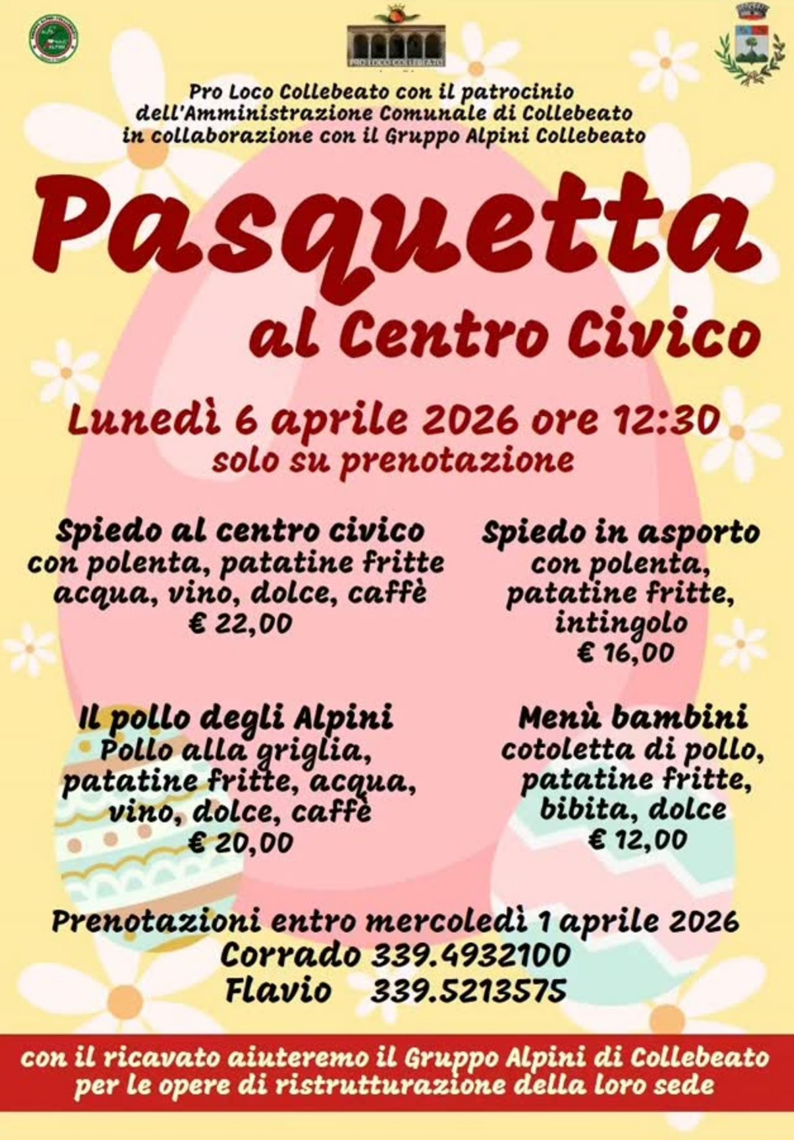 Locandina Pasquetta a Collebeato
