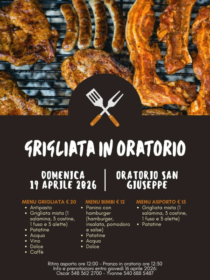 Locandina Grigliata in oratorio
