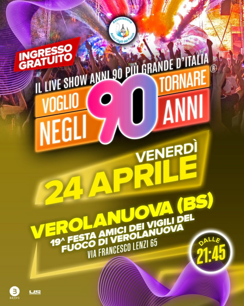 Locandina Verolanuova torna negli anni 90