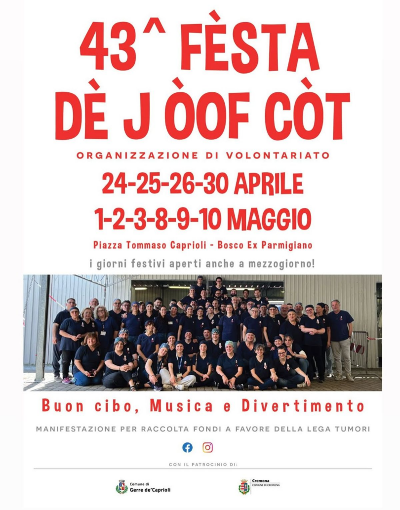 Locandina Festa dè j òof còt 