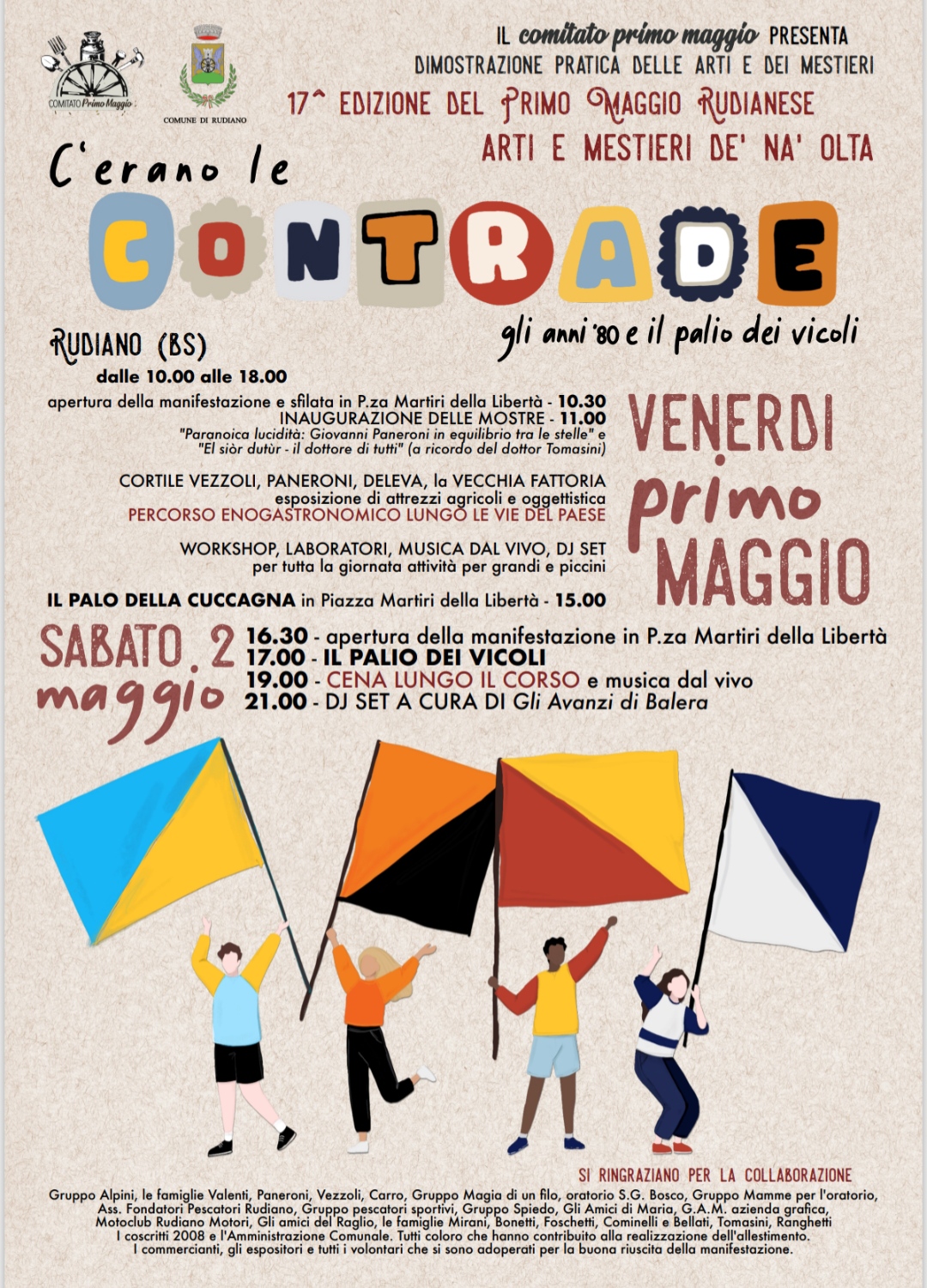 Locandina Primo maggio rudianese