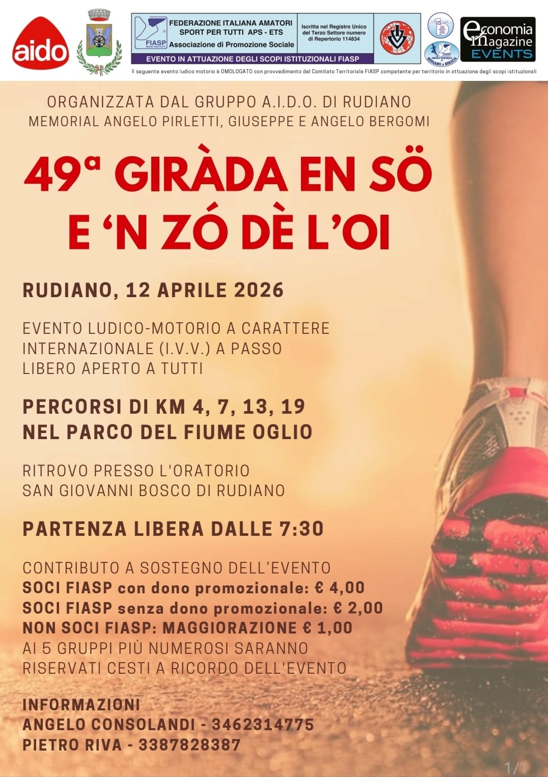 Locandina 49a Giràda en sö e 'n zó dè l'oi