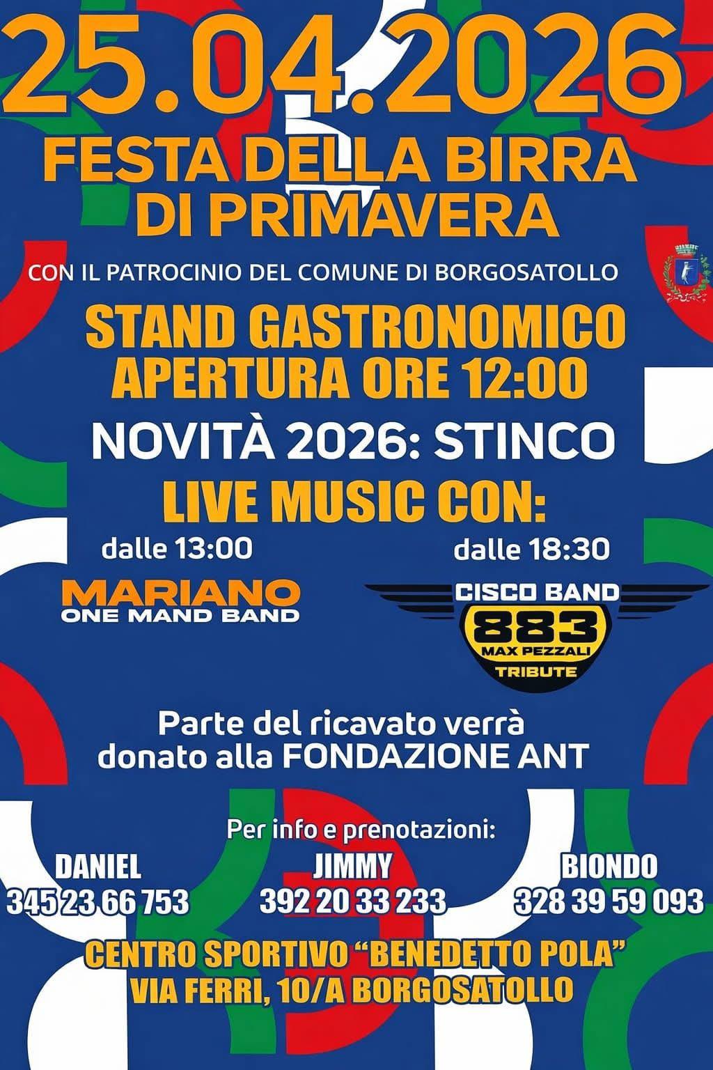 Locandina Festa della birra di primavera