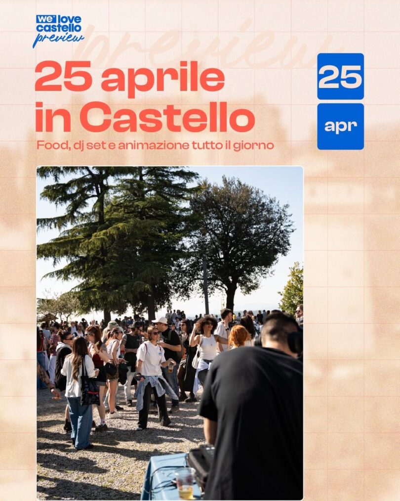 Locandina 25 Aprile in Castello
