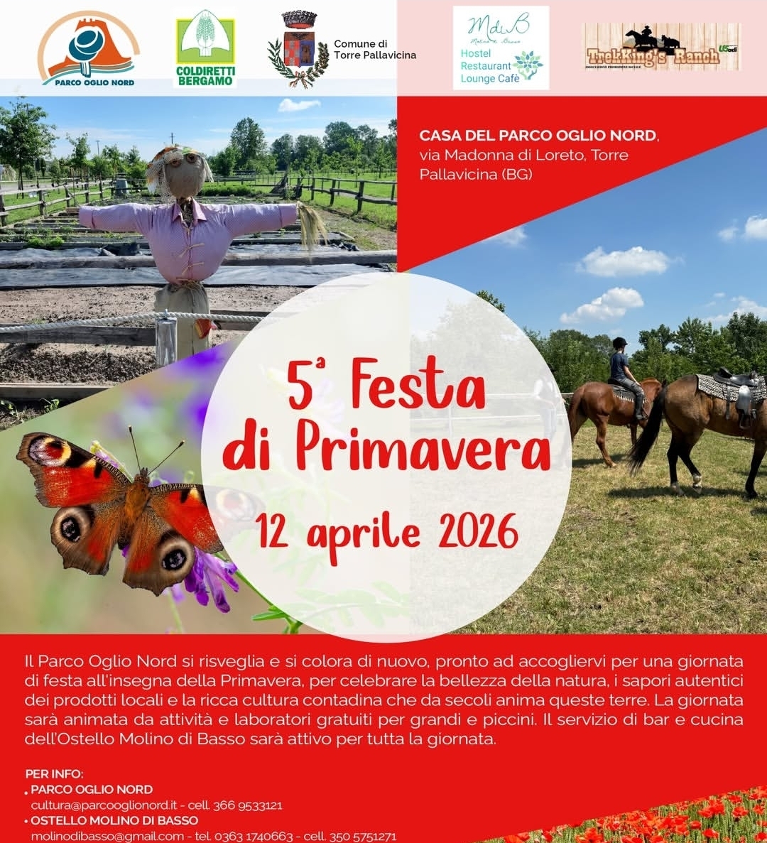 Locandina Festa di primavera a Torre Pallavicina