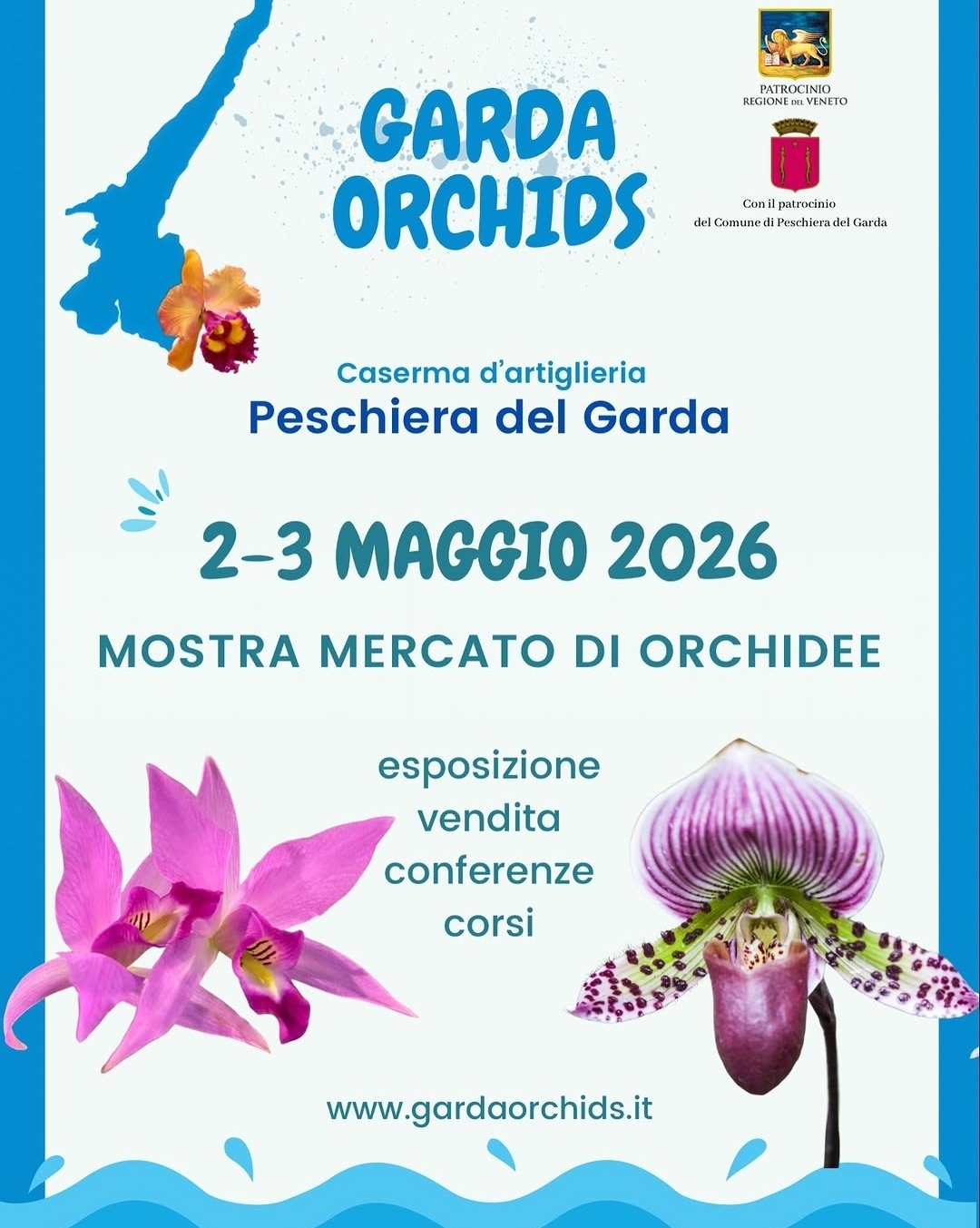 Locandina Garda Orchids a Peschiera del Garda