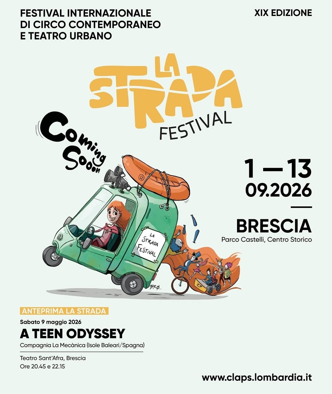 Locandina La strada Festival a Brescia