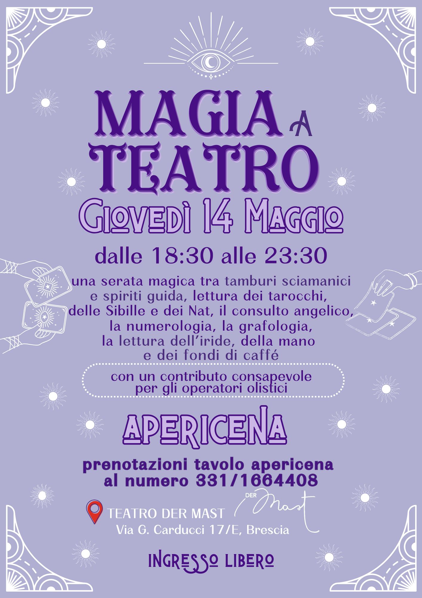 Locandina Magia a teatro