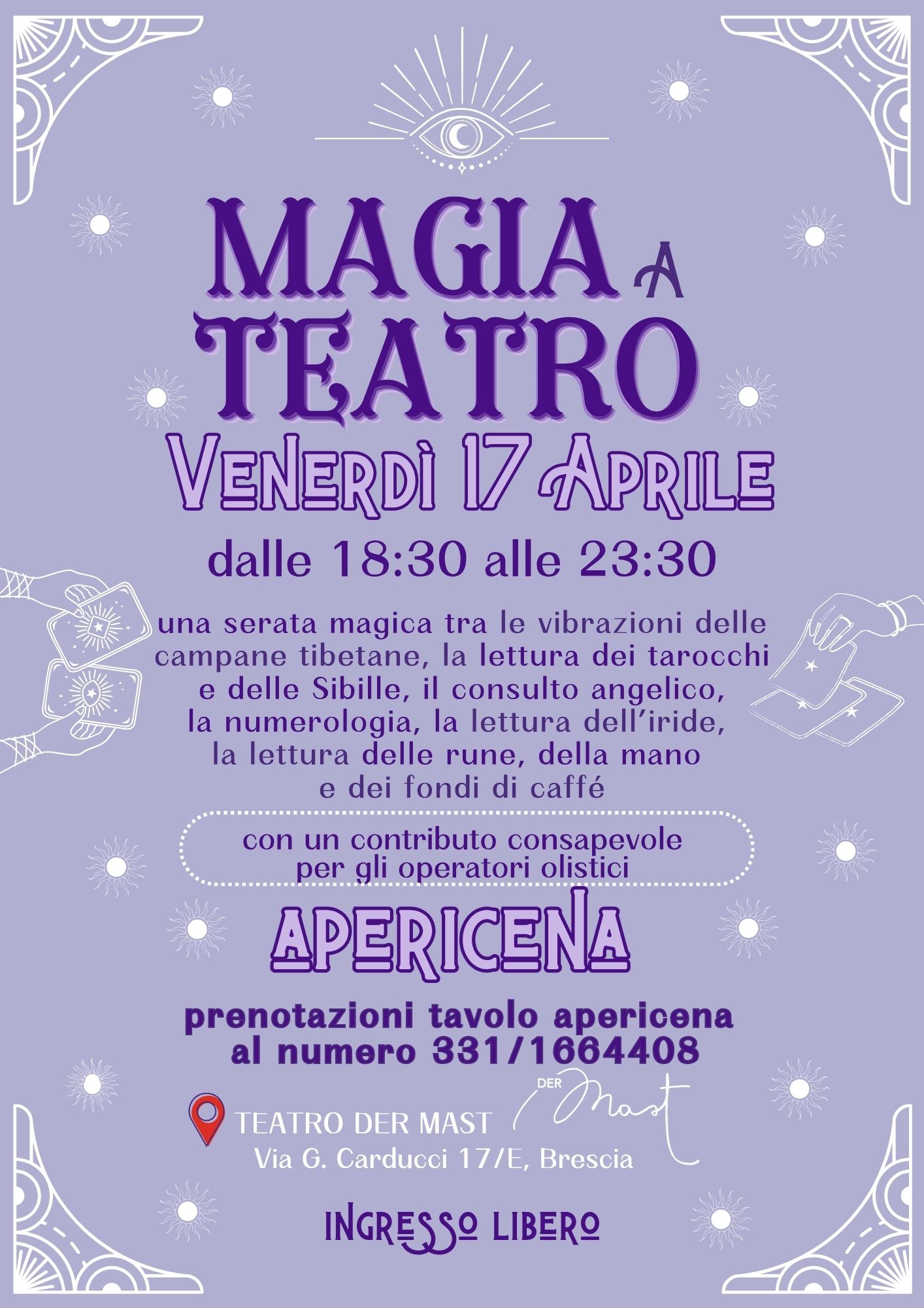 Locandina Magia a teatro