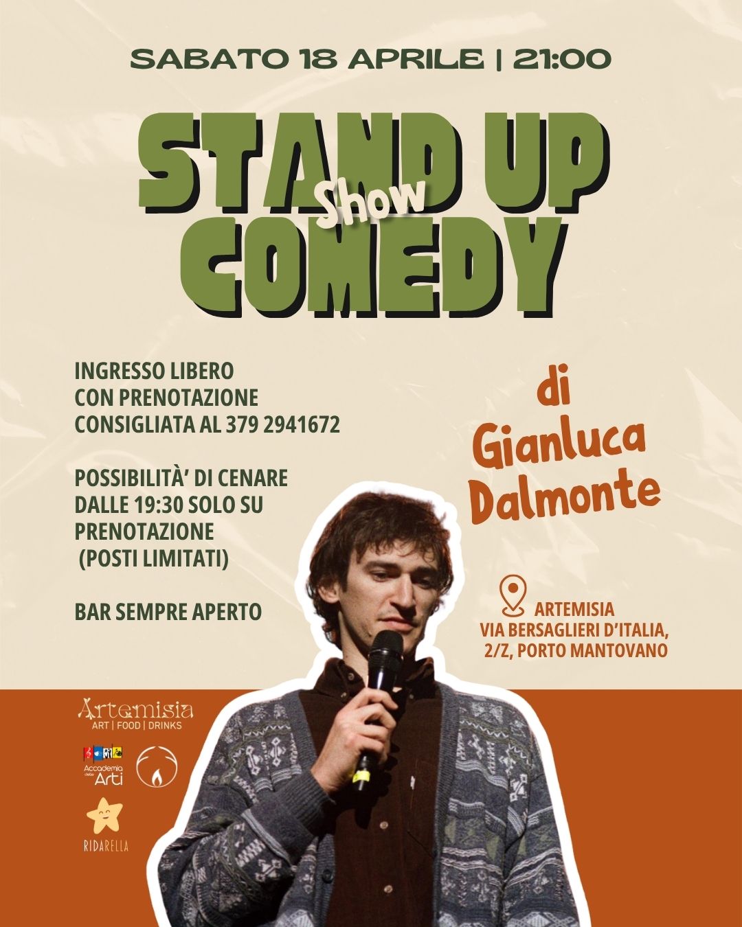 Locandina Stand up comedy show