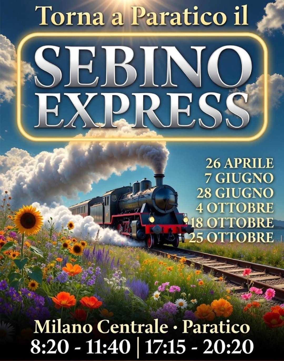 Locandina Sebino Express a Paratico