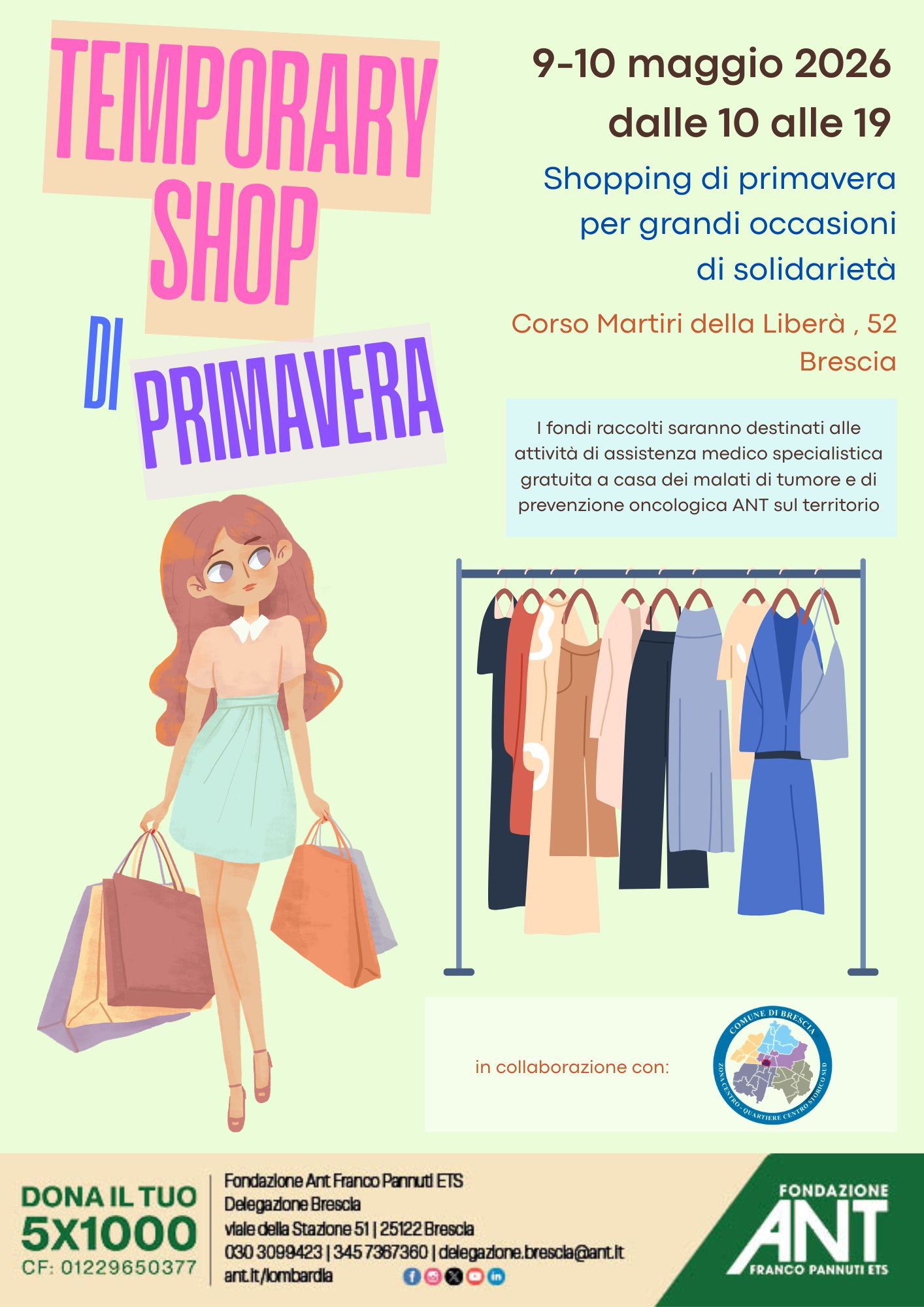 Locandina Temporary shop di primavera