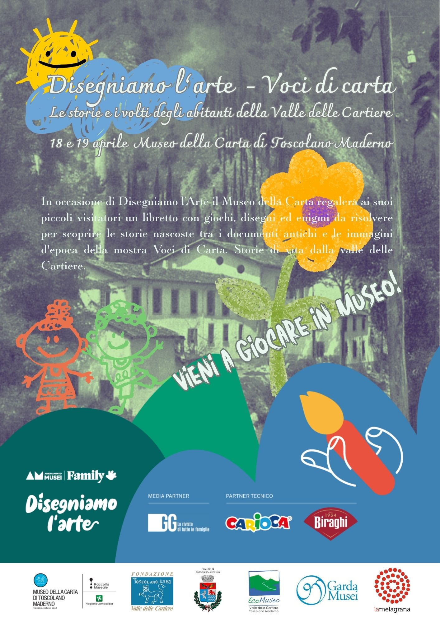 Locandina Disegniamo l'arte
