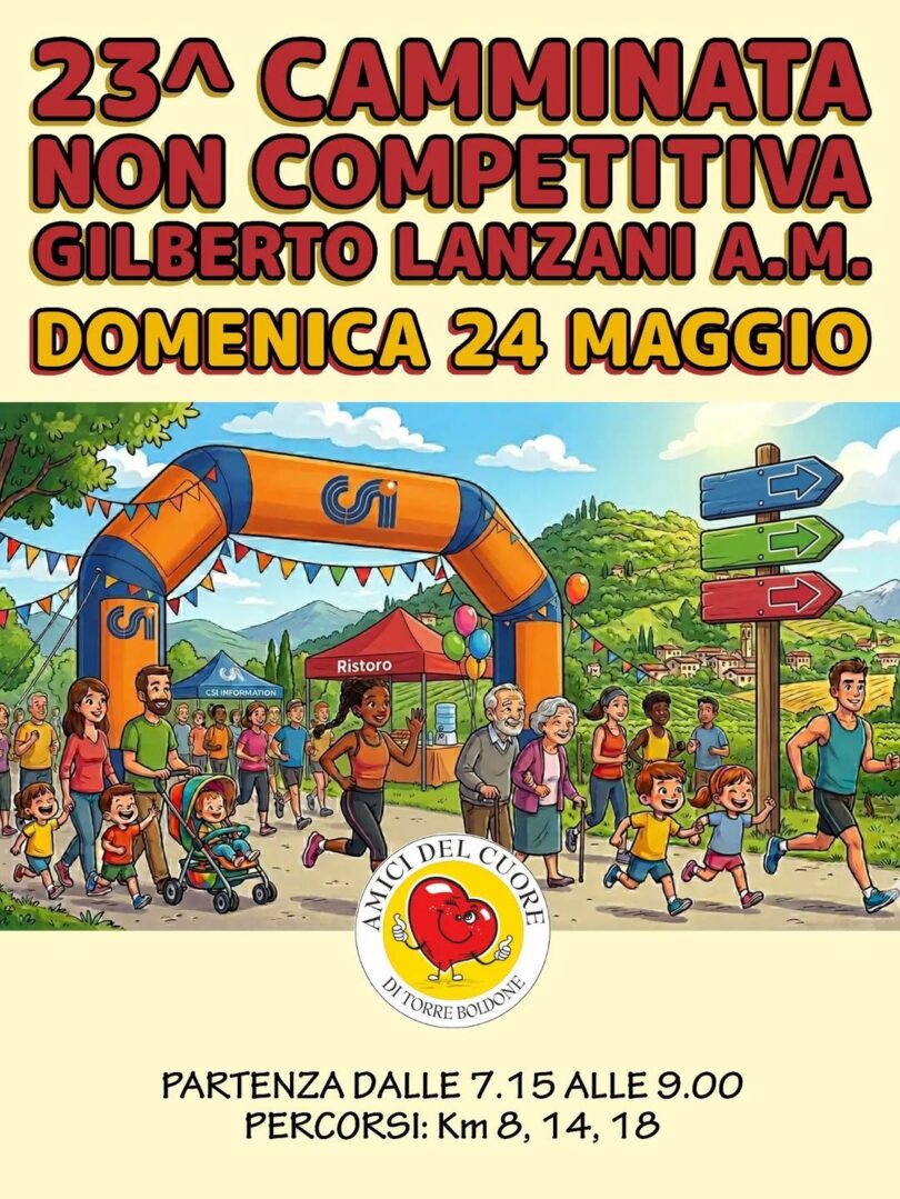 Locandina Camminata non competitiva