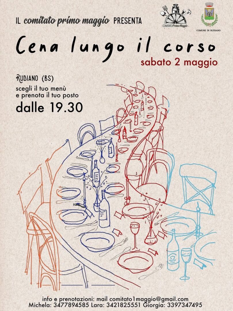 Locandina Cena Lungo il Corso