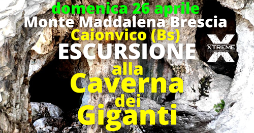 Locandina Scopri la caverna dei giganti