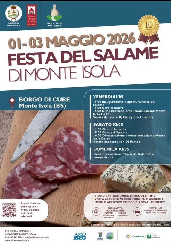 Locandina Festa del Salame di Monte Isola